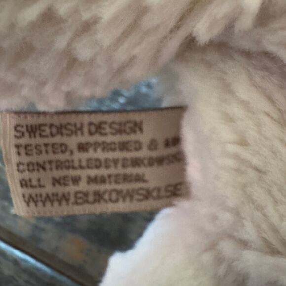 Bukowski Coco the White easter Bunny rabbit Scarf soft Plush Stuffed Animal 8” - Picture 2 of 6